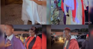 Socialite PrettyMike attends event accompanied by men and a woman dressed as clerics (video)
