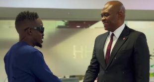 'Soft Like Tony': M.I Abaga meets Elumelu after dedicating song to him