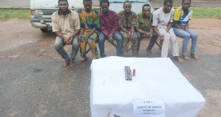 Suspected armed robbers apprehended in Oyo (photo)