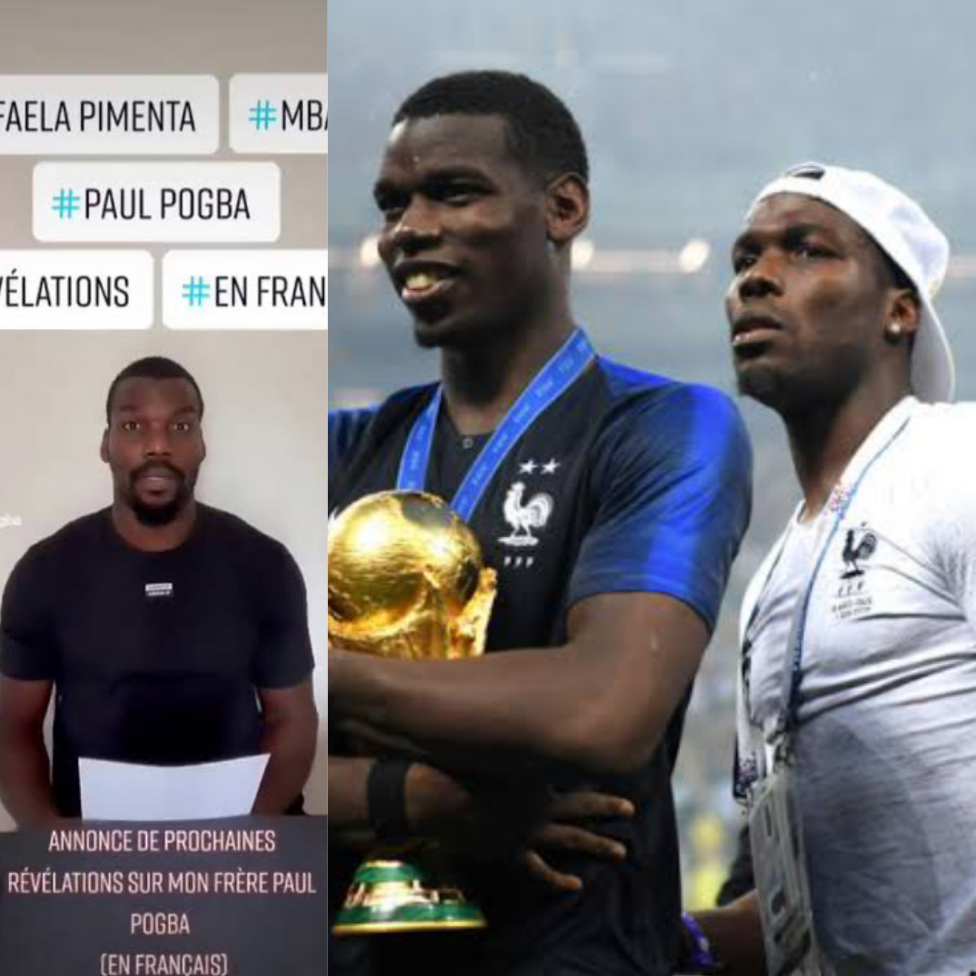 'The public need to know certain things' - Paul Pogba's elder brother threatens to share explosive revelations about the french footballer (video)