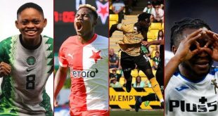 Top 5 goals from Nigerians from the weekend starring Falconets [Vidoes]
