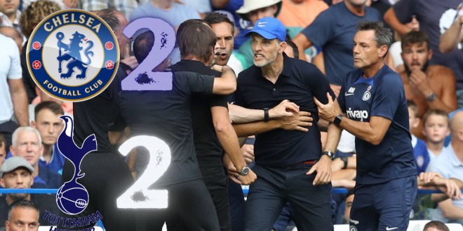 Watch: Tuchel-Conte squabble headline 'thrilling' London derby as Chelsea and Spurs draw