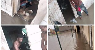 We are suffering - Kano corps member laments after heavy rainfall leaves his room flooded