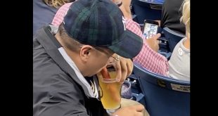 Yankees Fan Drinks Beer Through Hot Dog Straw, Twitter Loses Mind