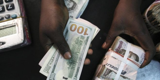 Dollar to naira exchange rate today
