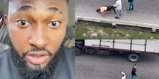 Actor Uti Nwachukwu calls out Lagos state govt after emergency numbers fail to help in his efforts to rescue hit and run victim (video)