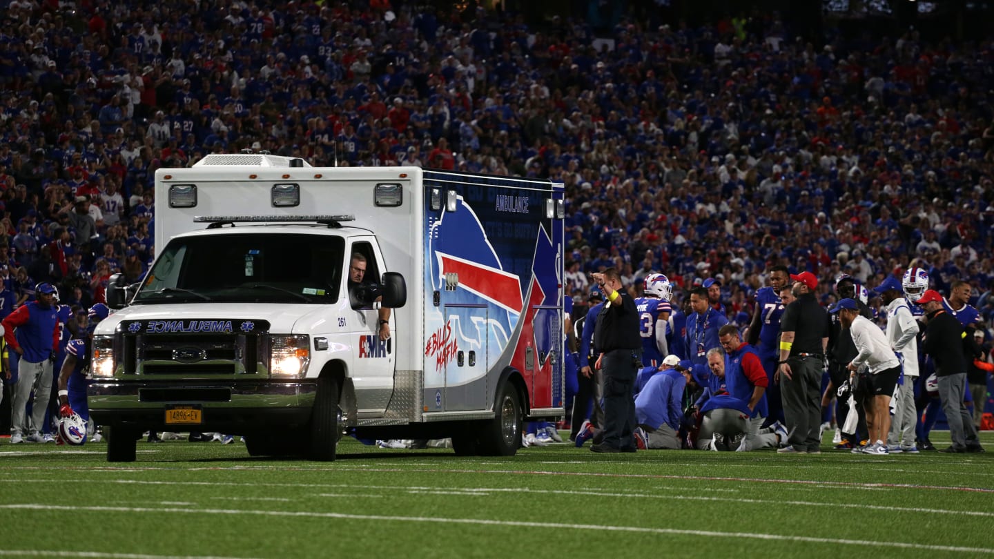 Bills Dane Jackson Taken Off the Field in an Ambulance After Being Hit By a Teammate