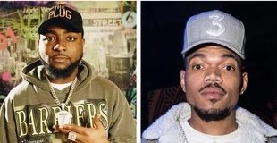 Davido spotted in the studio with 'Chance the Rapper'