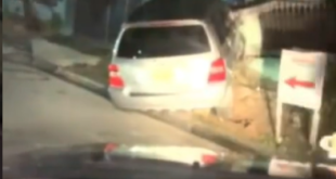 Drunk driver crashes into a house (video)