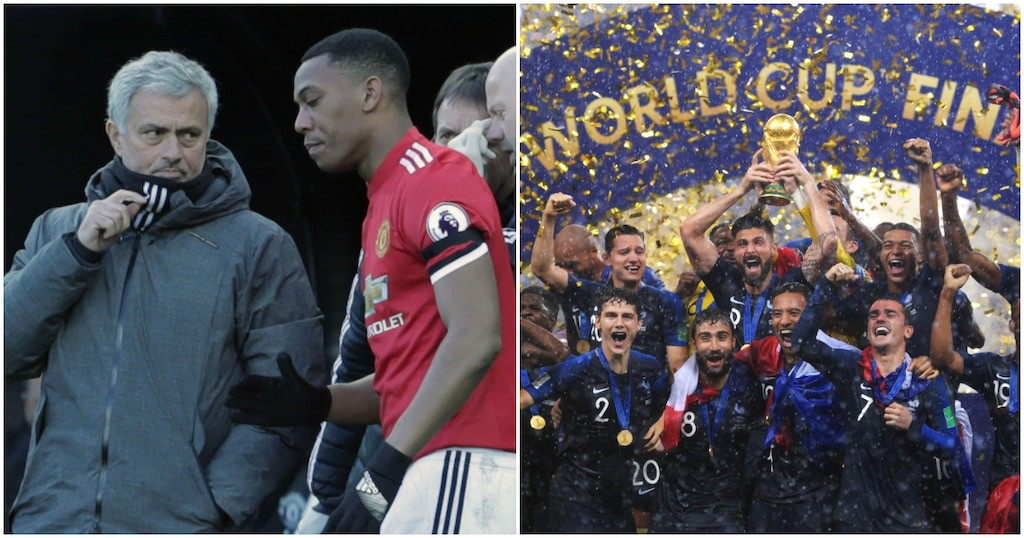 'He lacked respect for me' - Manchester United player, Anthony Martial blames Jose Mourinho for missing out on 2018 World Cup winning squad