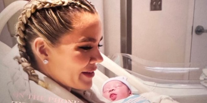 Khloe Kardashian shows the world her son for the first time