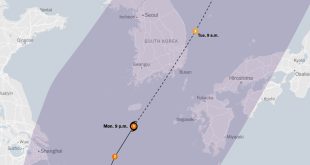 Map: Tracking Typhoon Hinnamnor