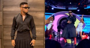 Nigerian Singer, Chike Shamed After Revealing Reason For Performing On BBNaija's Eviction Show In Skirt