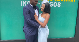 Nigerian lady marries man one year after she slid into his DM on Twitter and hit on him
