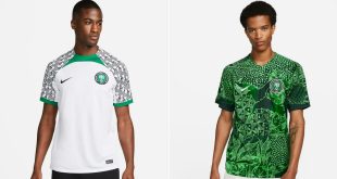 Nike drop Super Eagles of Nigeria home and away jersey [Photos]