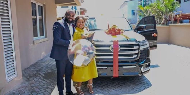 Obi Cubana, Iyabo Ojo, Nancy Isime, React As Mercy Chinwo Husband Buys Her Luxury Car
