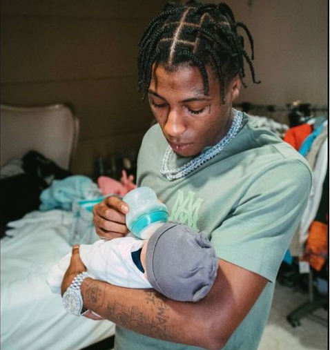 Rapper NBA YoungBoy welcomes his 10th child, a baby boy with fiancee Jazlyn Mychelle