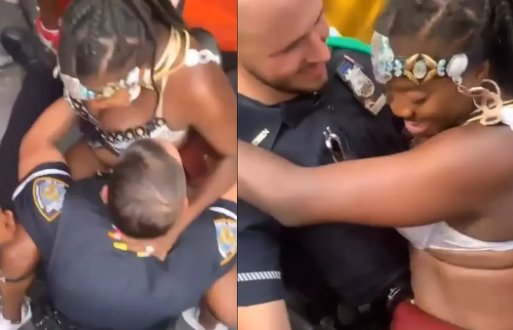 Raunchy video shows NYPD officer grinding with scantily-clad woman at West Indian Day Parade