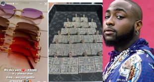 Singer Davido gifts his entire crew