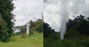 Suspected vandals blow up Agip?s gas pipeline in Bayelsa community (video)