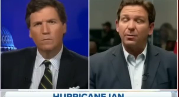 Ron DeSantis talks to Tucker Carlson about Hurricane Ian