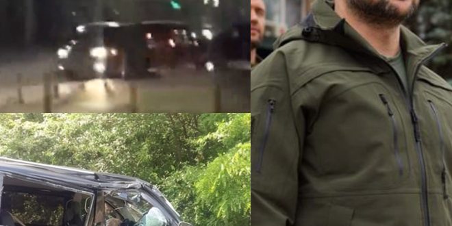 Ukraine President Zelensky involved in car accident (photos/Video)