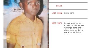 13-year-old boy sent on errand with N45,500 cash goes missing in Bayelsa
