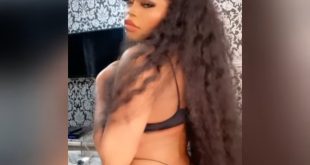 Bobrisky shows off his bum as he poses in just underwear