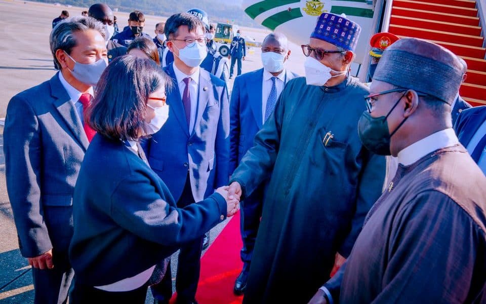 Buhari Arrives South Korea For Bio Summit (Photos)