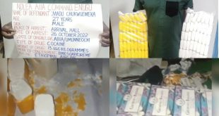 Cocaine packaged as tablets of bathing soap intercepted at Enugu airport (photos/video)