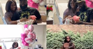 Comedian Lasisi Elenu and wife welcome their first child