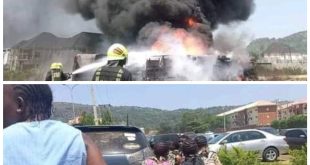 Diesel tanker explodes near school in Abuja