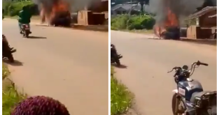 Gunmen kidnap man, set his car ablaze in Imo (video)