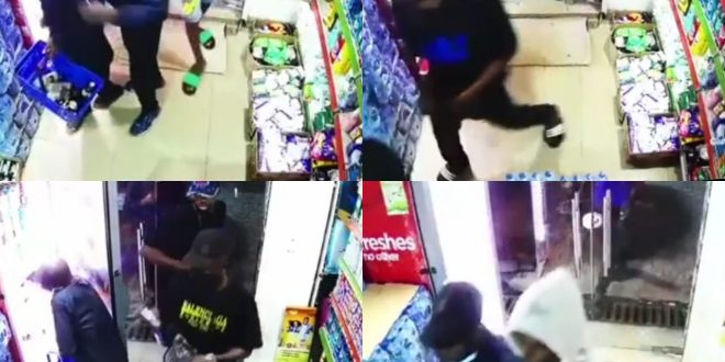 Gunmen raid supermarket in Abuja, cart away money, phones, rings, airpords, car keys and others (video)