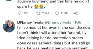 "I don't think I will attend her funeral" Woman expresses outrage after her sister returned to her abusive boyfriend and he "didn't spare her"