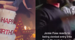 Jamie Foxx denied entry into Cardi B