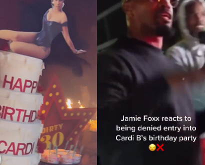 Jamie Foxx denied entry into Cardi B