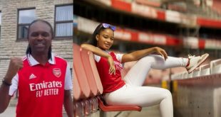 'KAN U believe it' - Super Eagles legend and wife celebrate Arsenal on top of the Premier League