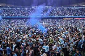 Manchester City fined by FA for pitch invasion after winning 2021-2022 Premier League title