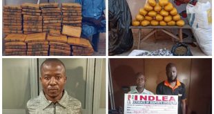 NDLEA arrests physically challenged drug dealer in Ogun and Brazilian returnee at Lagos airport for cocaine trafficking