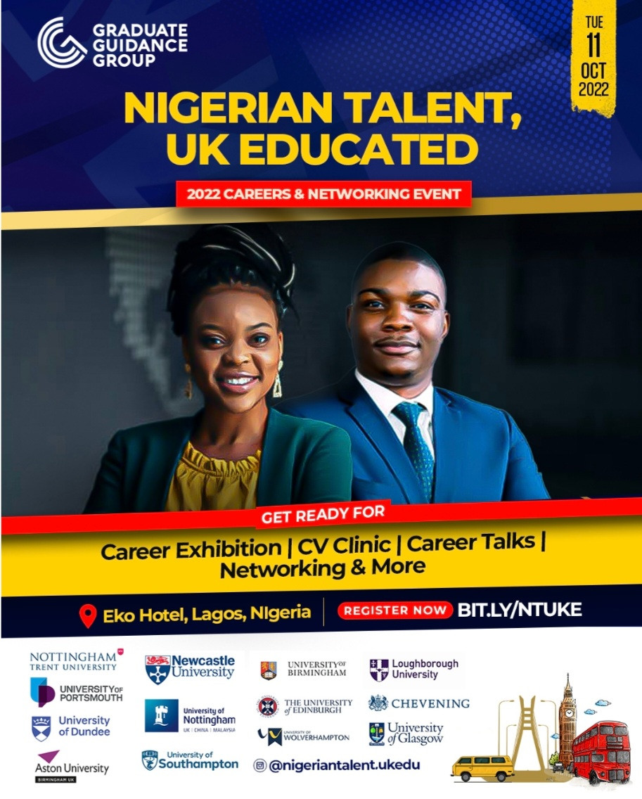 #NGTalentUKEducated2022: UK Careers, Alumni and Networking Event