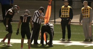 New Jersey High School Football Referee Moves Ball and Chains to Give Team a Crucial First Down