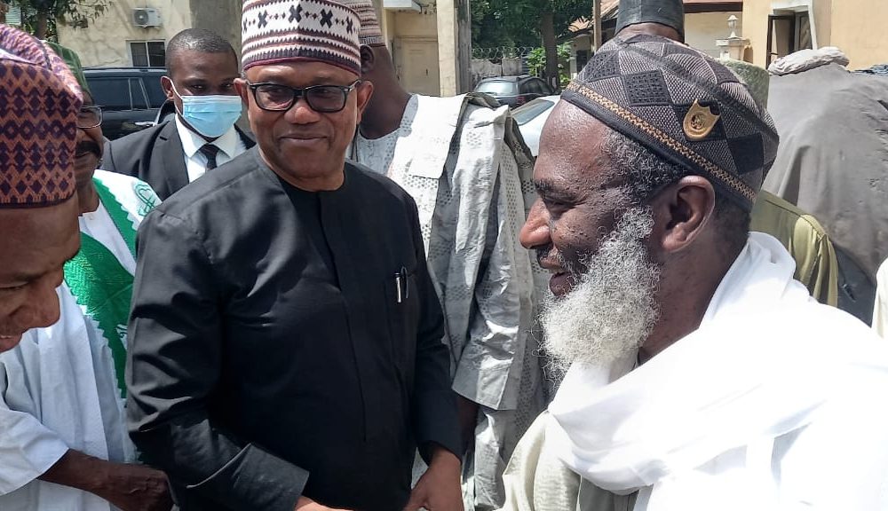 Peter Obi, Baba-Ahmed Visit Sheikh Gumi Ahead Of 2023 Elections (Photos)