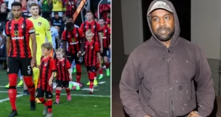 Premier League club, Bournemouth will stop playing Kanye West