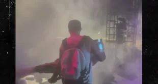 Rapper, Chucky Chuck blasts crowd with weed smoke instead of fog machine