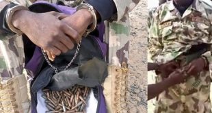 Soldier arrested for allegedly stealing ammunition and selling them to Boko Haram members and bandits (video)
