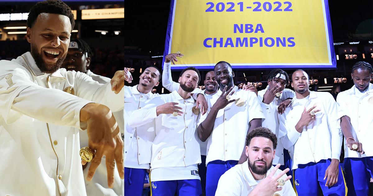 Steph Curry shines as Golden State Warriors hang banner, beat Los Angeles Lakers in season opener