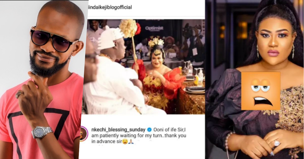 The Ooni is looking for an Olori not radio without battery - Uche Maduagwu slams Nkechi Blessing Sunday after she expressed her interest in marrying the Osun monarch
