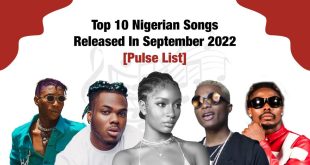 Top 10 Nigerian songs released in September 2022 [Pulse List]