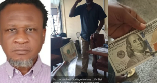 UI Lecturer Reacts To Report Alleging He Gave Students $100 For Attending His First Class